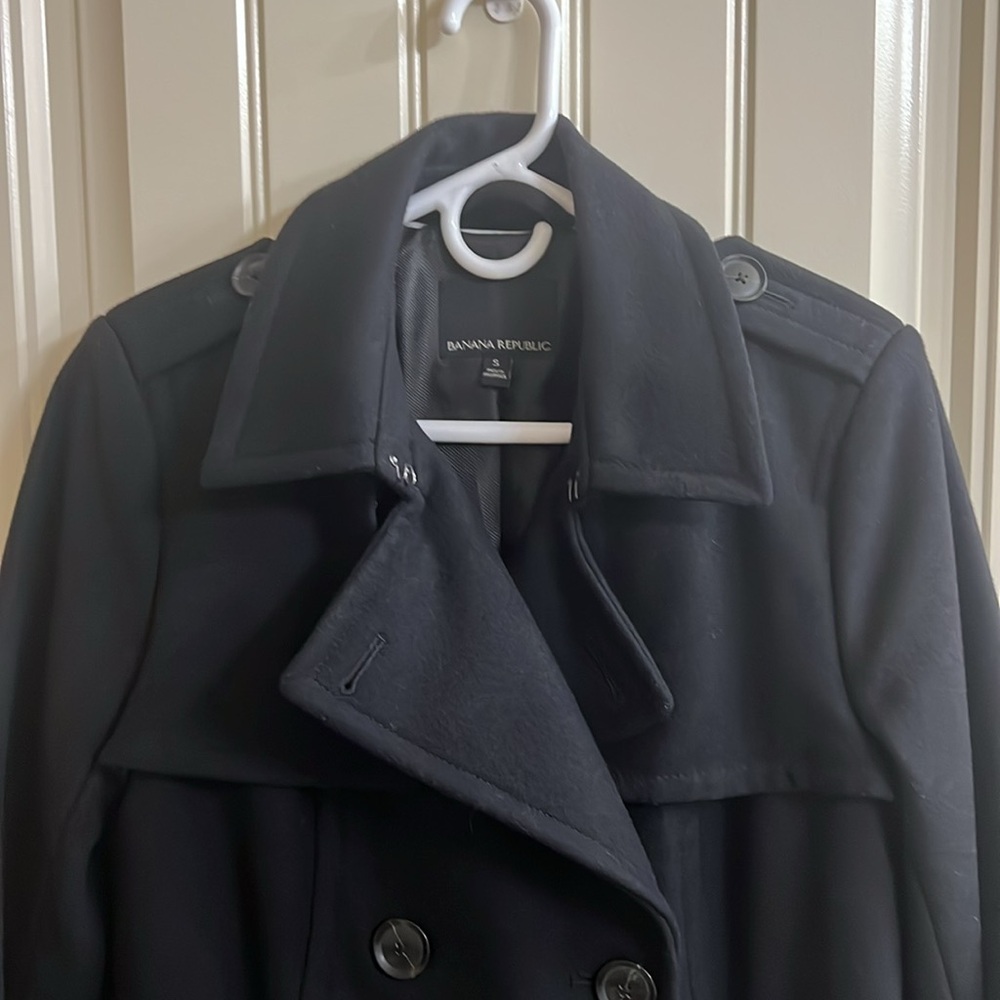 Banana Republic Wool Trench Coat!